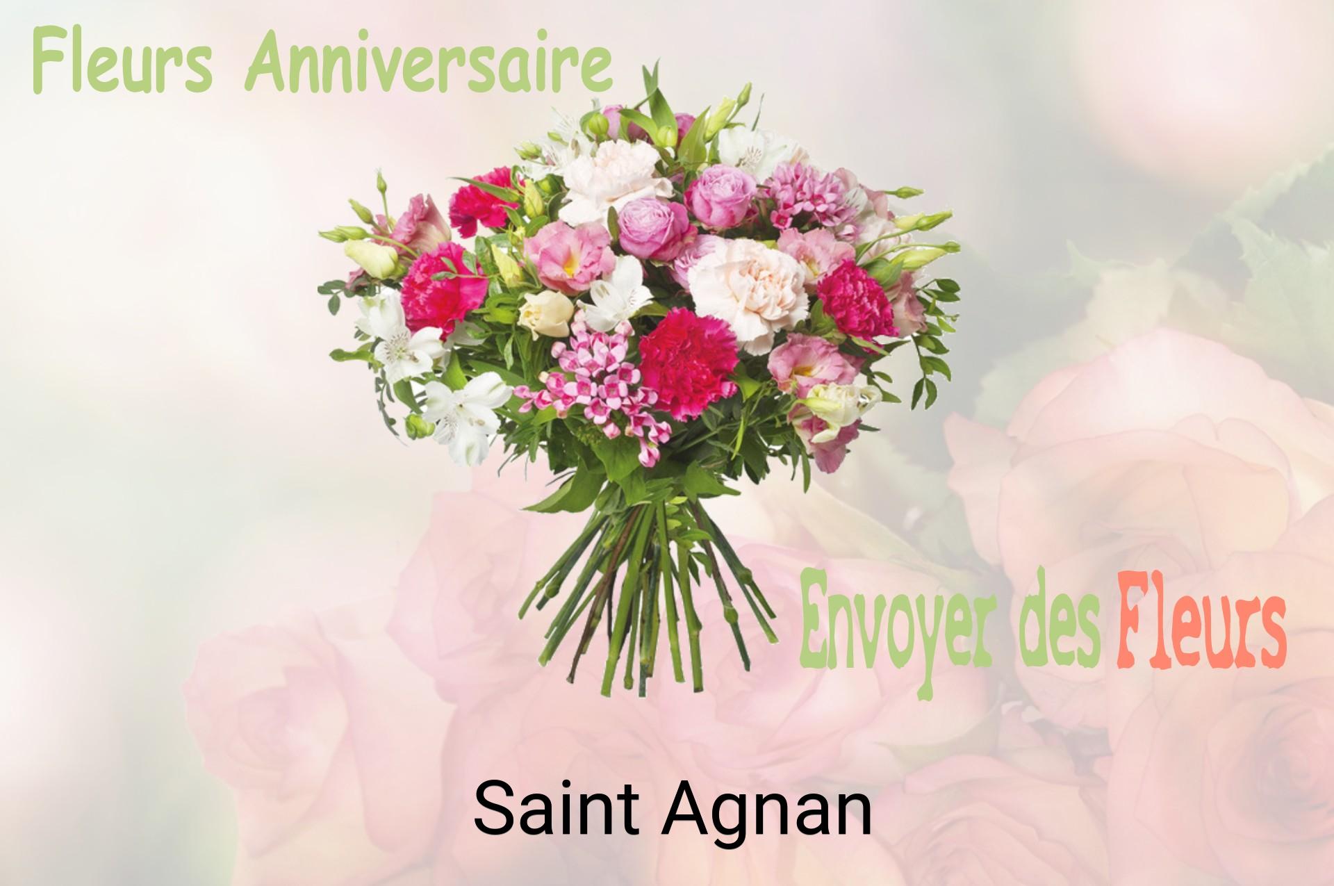 Bouquet de fleurs d’anniversaire livré à Saint-Agnan